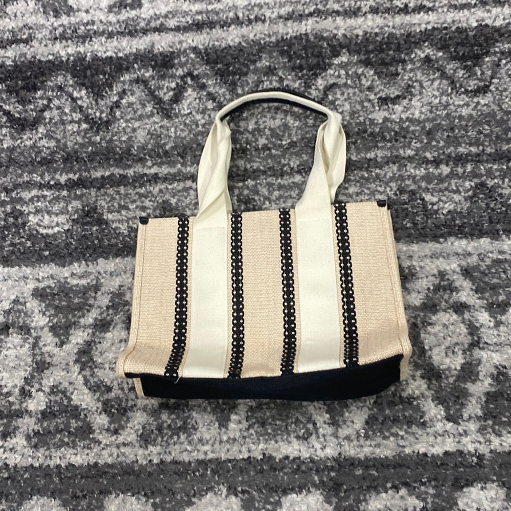 H&M jute tote bag